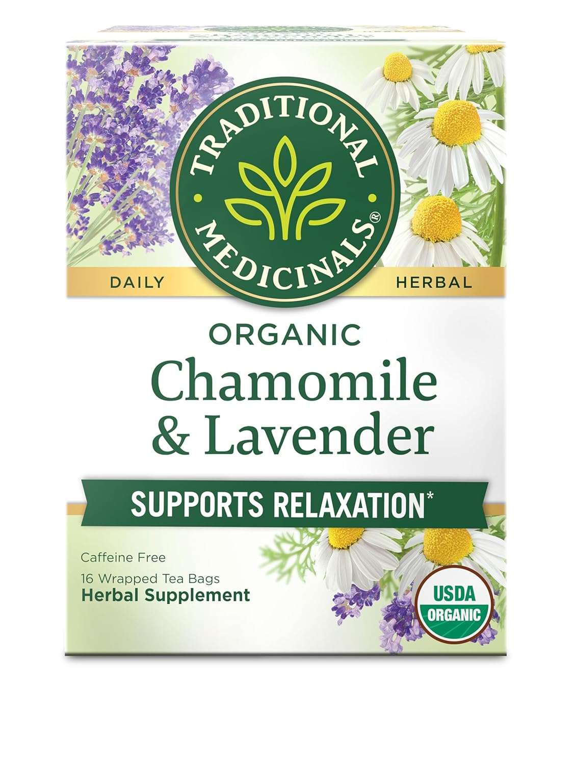 Traditional Medicinals Organikus Kamilla és Levendula Tea - Első nézet