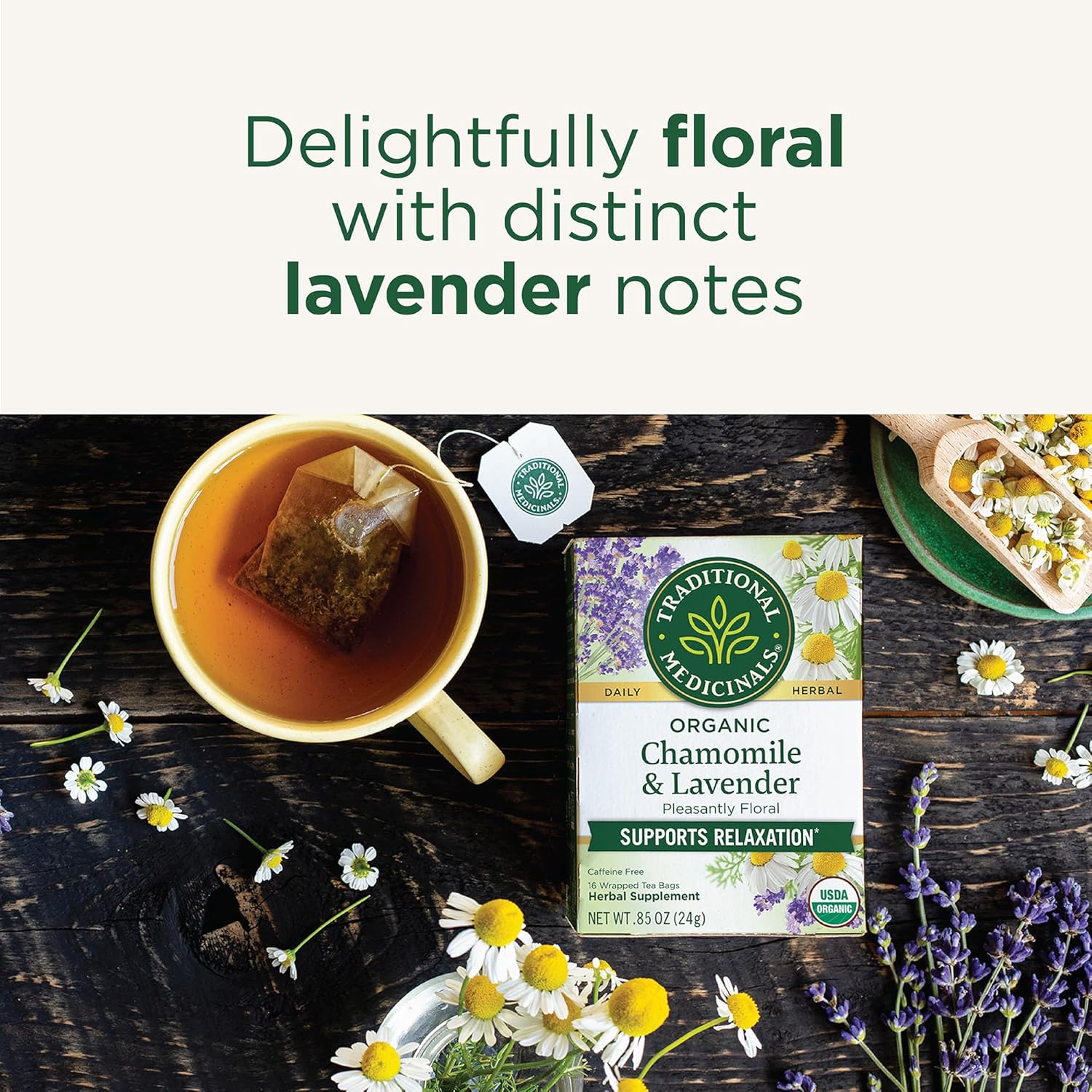 Traditional Medicinals Organikus Kamilla és Levendula Tea - Harmadik részlet